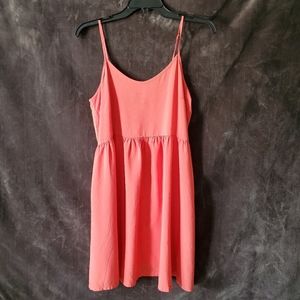 Coral Spaghetti strap sundress